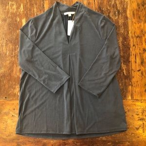 NWT Super Soft, 3/4 sleeve, pleated top.